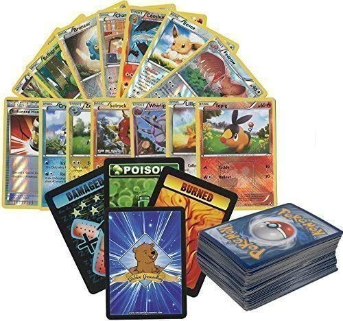 Buy 100 Assorted Pokemon Cards with Foils and 10 Promos! Comes in ...