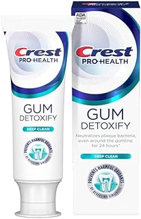 Crest Pro-Health Gum Detoxify Deep Clean Toothpaste 2.6 oz - Anticavity, Antibacterial Flouride Toothpaste, Clinically Pro...