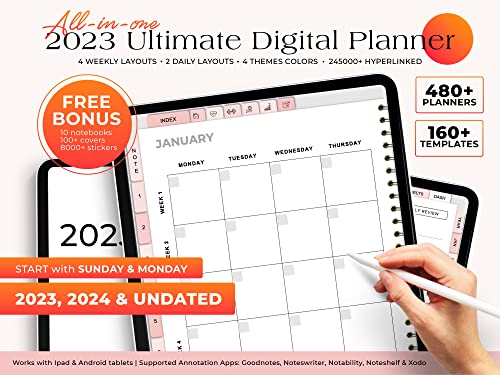 Digital Planner, Goodnotes Planner, Ipad Planner, Notability Planner, Dated  Digital Planner, 2023 Digital Planner, Daily Digital Planner Ebook :  Nguyen, Truong Son: Amazon.Co.Uk: Kindle Store