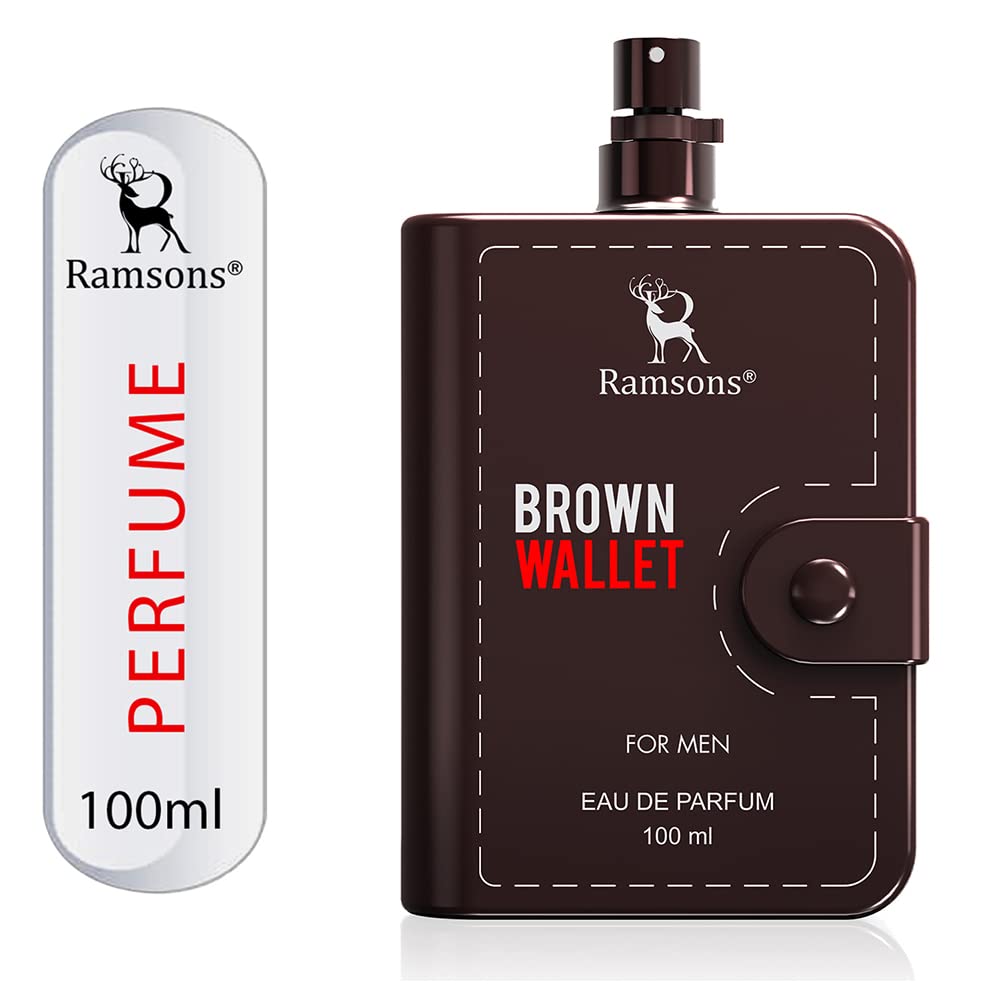 RAMSONS  Brown Wallet Eau De Parfum For Men - 100ml