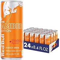  24-Pack Red Bull Amber Edition Strawberry Apricot Energy Drink, 8.4 Fl Oz