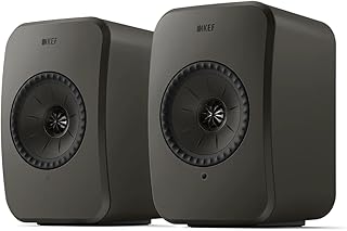 KEF LSX II LT Wreless Speaker| Bookshelf Bluetooth Speaker| HIFI Active Speaker| TV | PC | Gaming | HDMI | USB| Grey