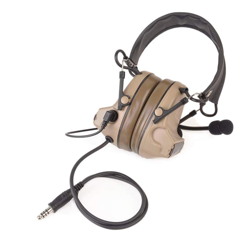 Newest Z Tactical Comtac II Tactical Headset Noise Reduction Electronic Sound Pickup Safety Ear Muffs with Microphon