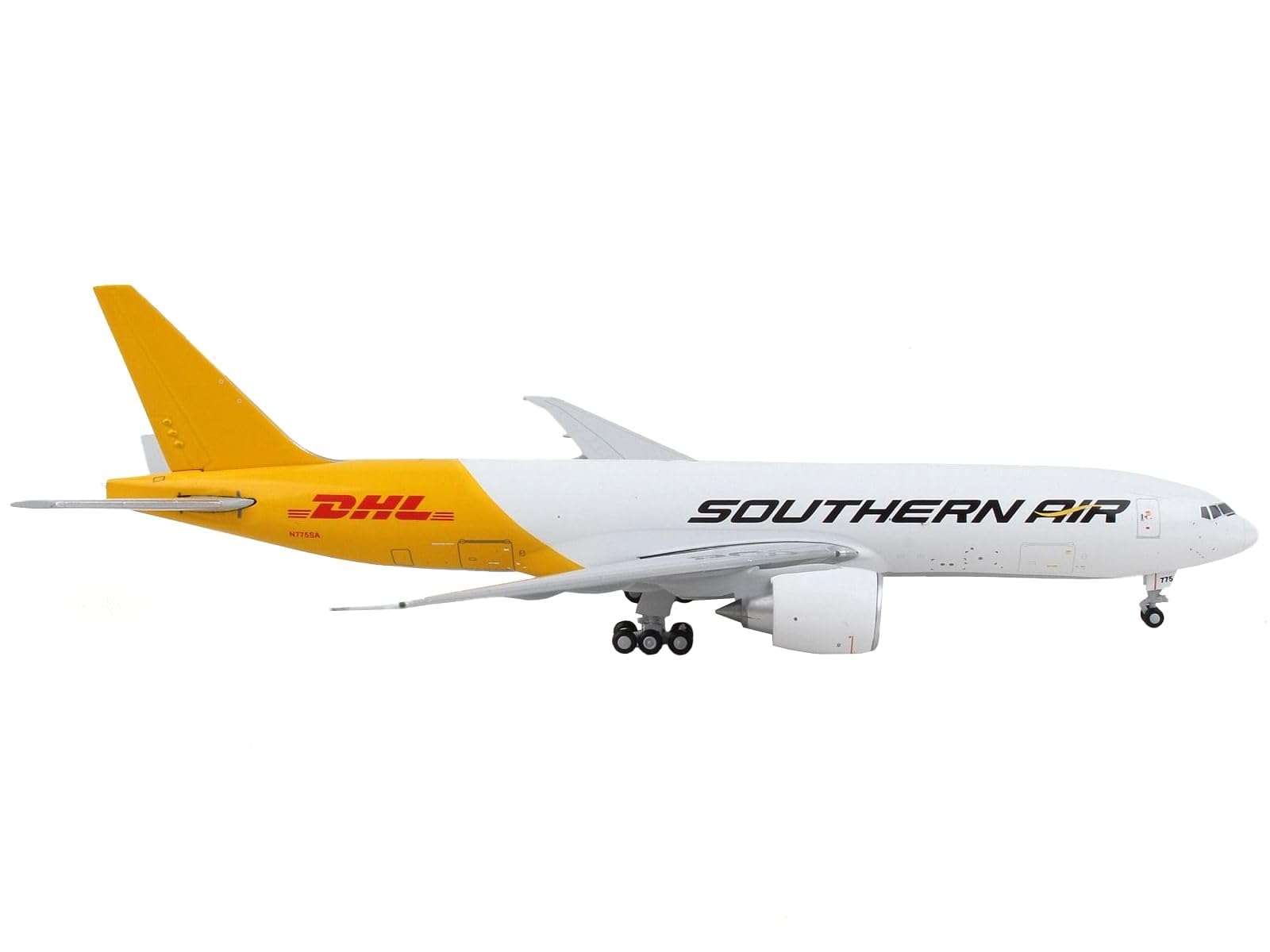 GeminiJets GJSOO2014 Southern Air/DHL Boeing 777F N775SA; Scale 1:400