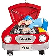 Personalized Mechanic Ornament 2024 – Fast & Free 24h Customization – Car Christmas Ornament for ...