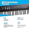 Alesis Recital – 88 Key Digital Piano Keyboard with Semi Weighted Keys, 2x20W Speakers, 5 Voices, Split, Layer and Lesson Mode, FX and Piano Lessons #2