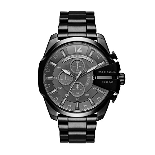 Diesel Orologio Mega Chief da uomo, movimento cronografo al quarzo, ca...