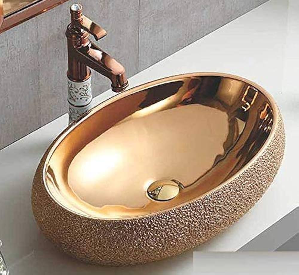 Inart Table Top Premium Designer Ceramic Wash Basin/Vessel Sink ...