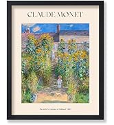 Poster Master Monet Poster - The Artist's Garden at Vétheuil Print - Flower Art - Abstract Art - ...