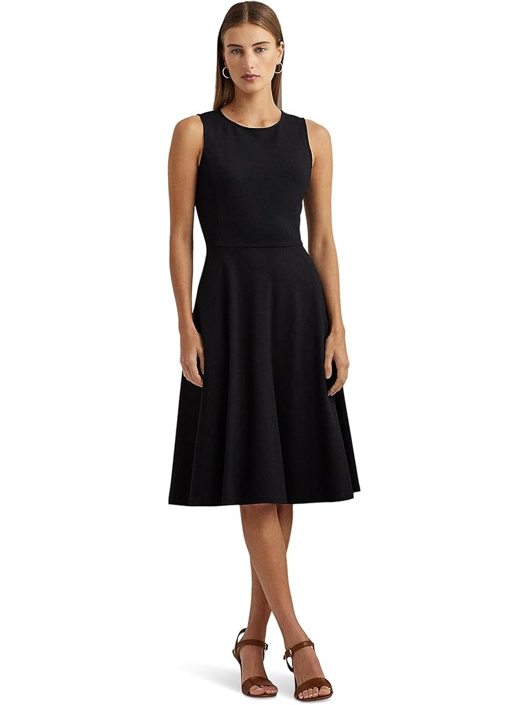 Lauren Ralph Lauren Ponte Fit-and-Flare Dress