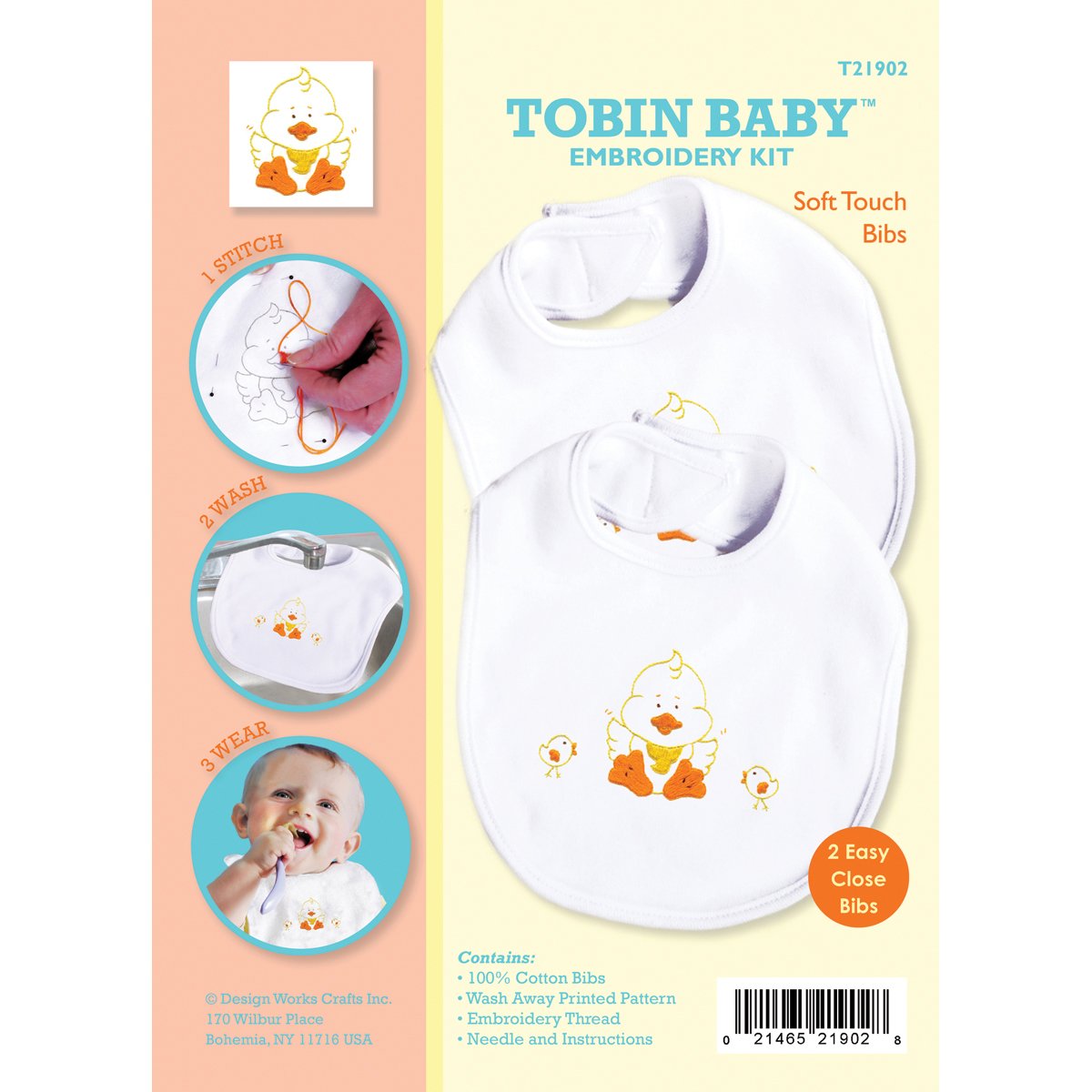 Embroidery baby bibs