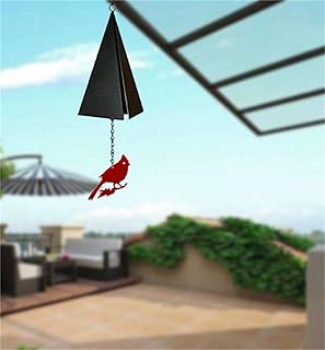 ZBLL North Country Wind Bells，Cardinal Bird Wind Chime ，Geometric Bird Bell Metal Wind Chimes with Buoy , Wind Chime Catch...