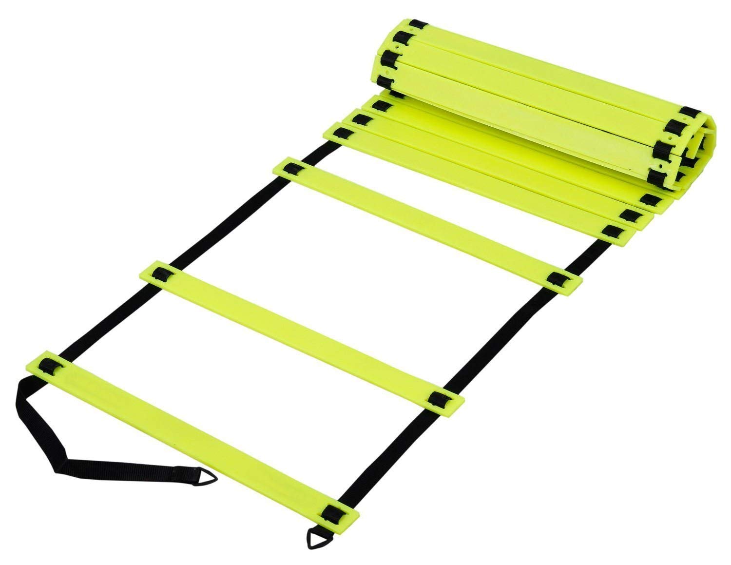 Roxan Speed Football Agility Ladder 4 Meter with 10 rungs | Track and Field Agility Ladder | Speed Running Agility Ladder | Unisex Adults Ladder | Speed School Ladder