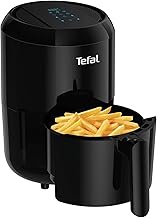 Tefal Easy Fry, Compact Digital Health Air Fryer, 6 Programs, 0.4 kg Capacity, Dishwasher safe parts, Black, EY301840