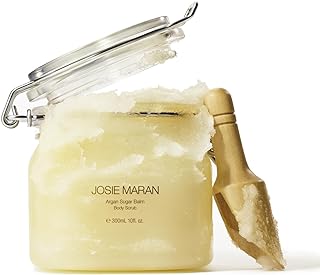 Josie Maran Sugar Body Scrub - Argan Oil Exfoliating Sugar Scrub with Coconut Oil & Shea Butter - Softens, Smooths & Hydra...