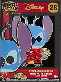 Funko Large Pop! Enamel Pin - Disney: Lilo and Stitch - Stich Experiment - Disney: Lilo & Stitch Enamel Pins - Cute Collec...