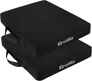 Kirvoita Stadium Seat Cushions 2 Pack, Bleacher Seat Cushion, Portable and Extra Thick Stadium Cushion, Bleacher Cushion f...