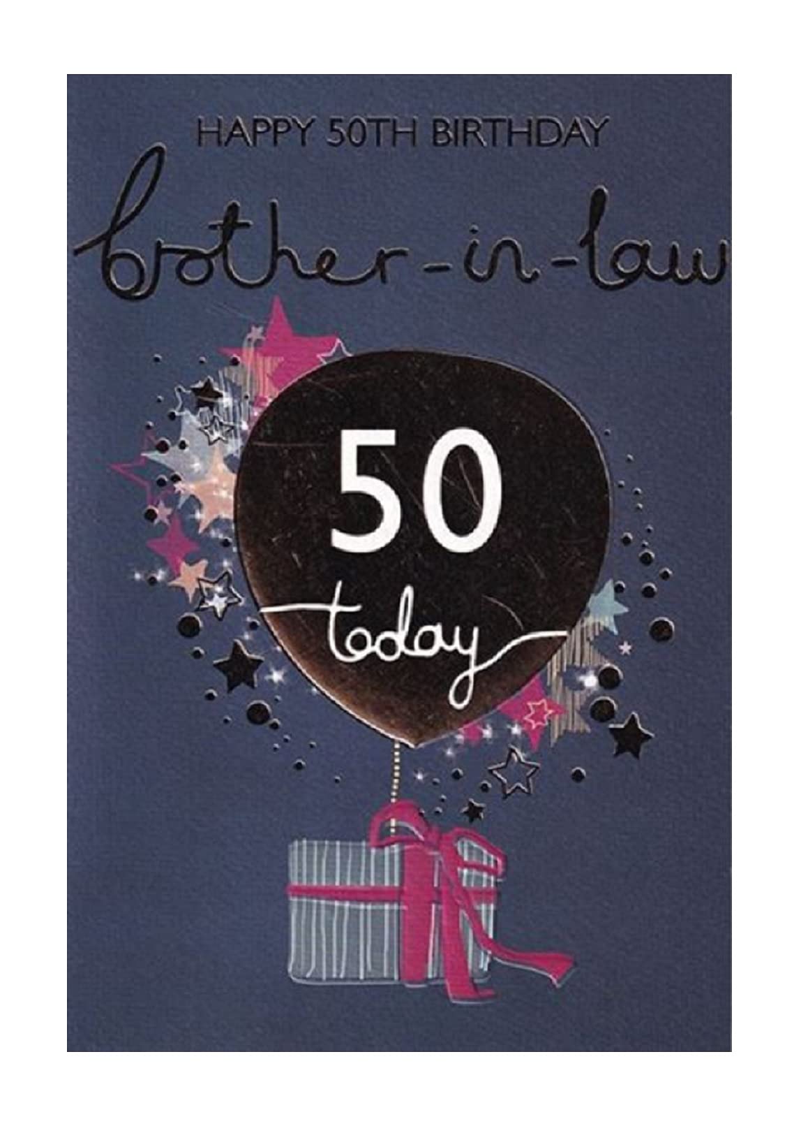 Buy Brother In Law 50th Birthday Card Online at desertcartSINGAPORE