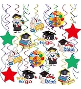 Graduation Hanging Decorations, Graduation Party Supplies 2023, Grad Hanging Swirls,Graduation De...