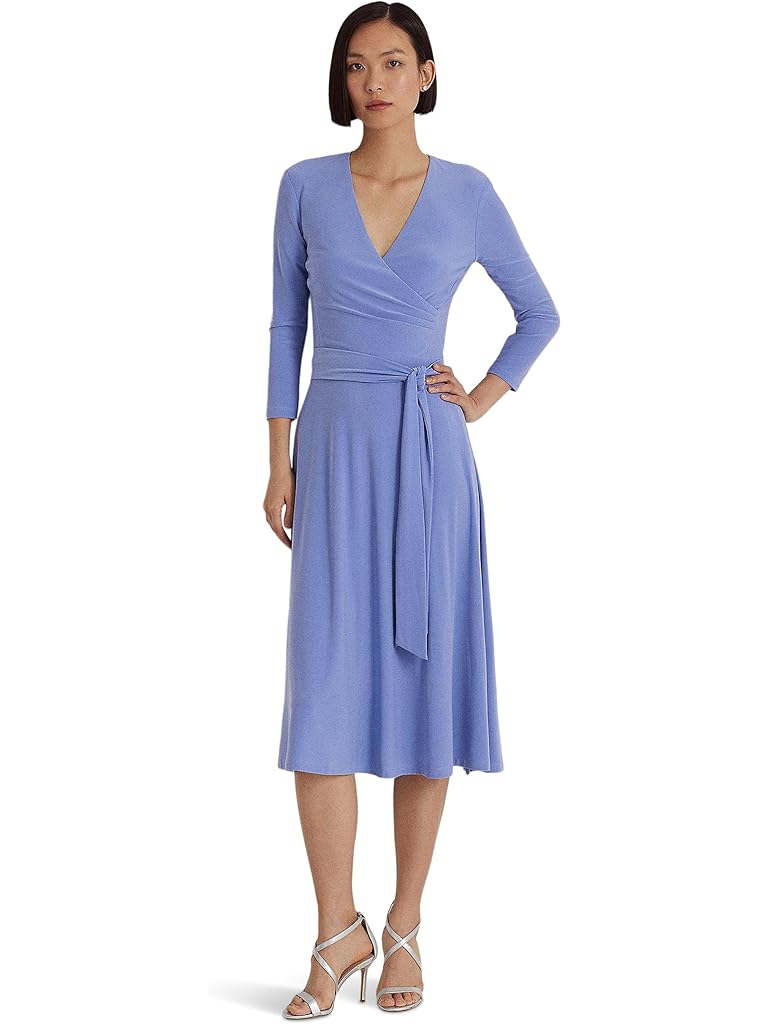 Lauren Ralph Lauren Jersey-Matte Midi Dress