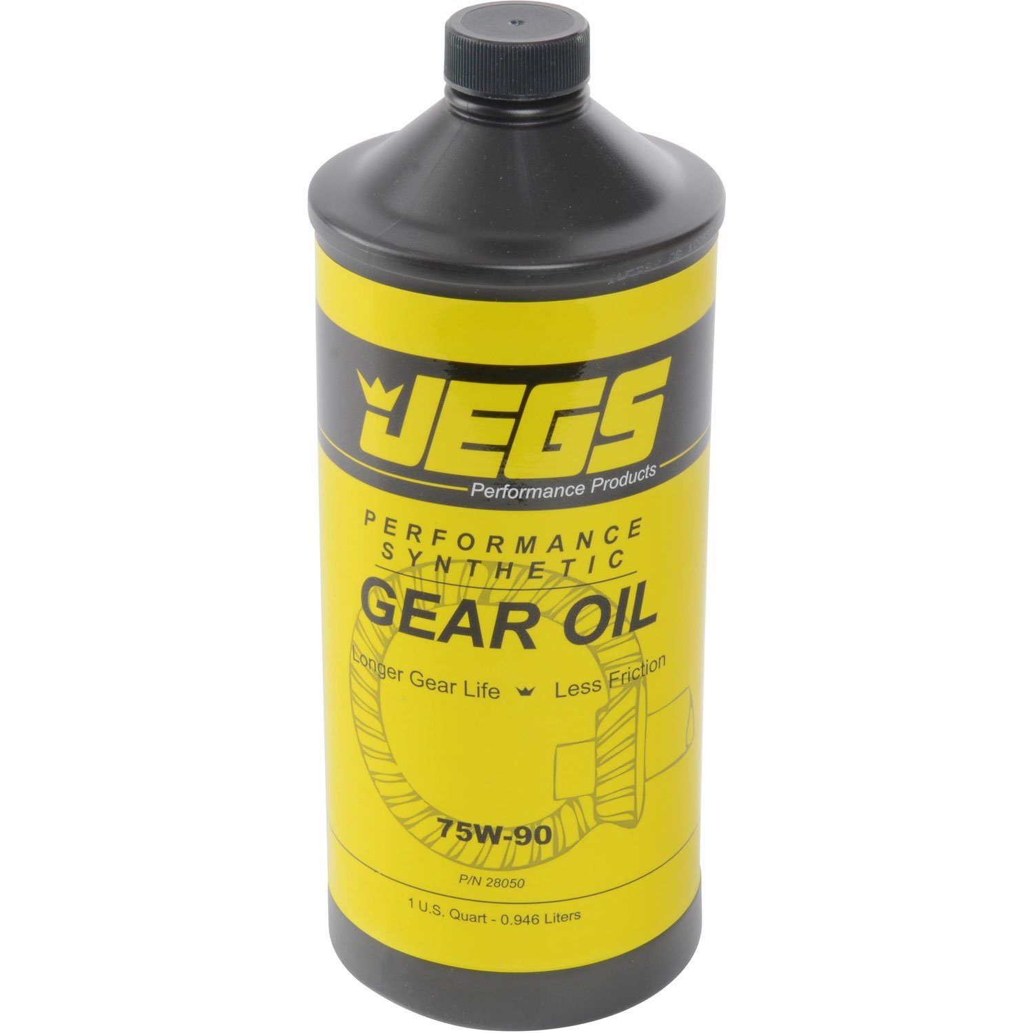 JEGS 75W-90 Multi-Purpose Synthetic Gear Oil | 1 Quart | Made In USA | GL-5