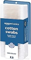 מטליות כותנה Amazon Basics, 500 יחידות