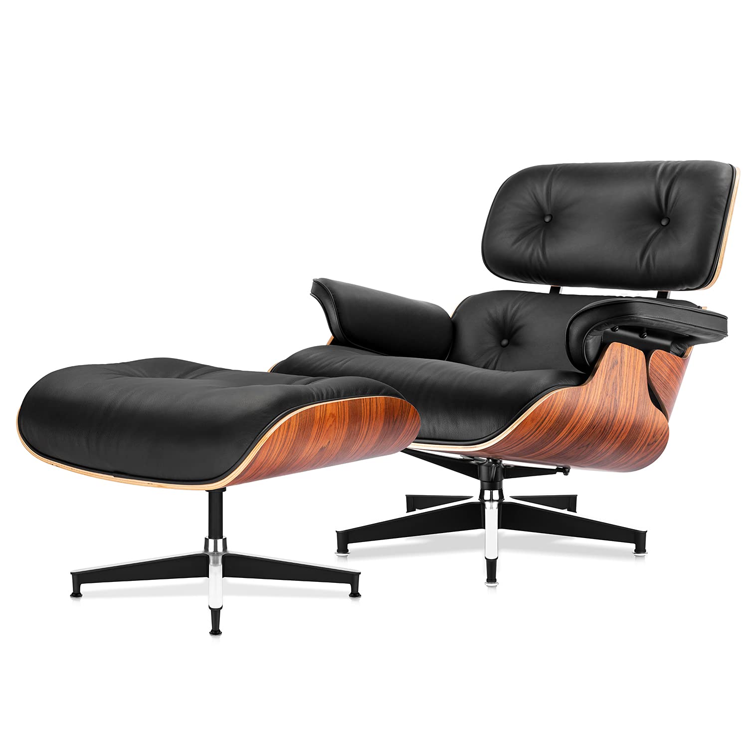 Buy Mid Century Lounge Chair and Ottoman, Modern Chair Classic Design ...