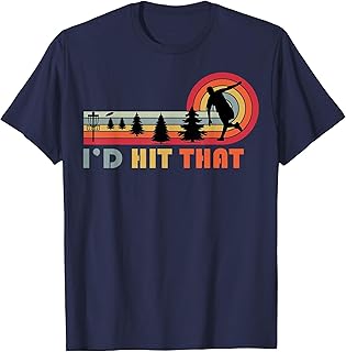 I'd Hit That Funny Disc Golf Vintage Frisbee Men Dad Golfer T-Shirt