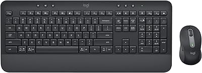 Logitech Signature MK650 Combo for Business, Wireless Mouse and Keyboard, Logi Bolt, Bluetooth, SmartWheel + McAfee Total Protection 2024 | Unlimited Devices | Cybersecurity Software