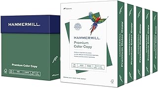 Hammermill Printer Paper, Premium Color 28 lb Copy Paper, 8.5 x 11 - 5 Ream (2,500 Sheets) - 100 Bright, Made in the USA, ...