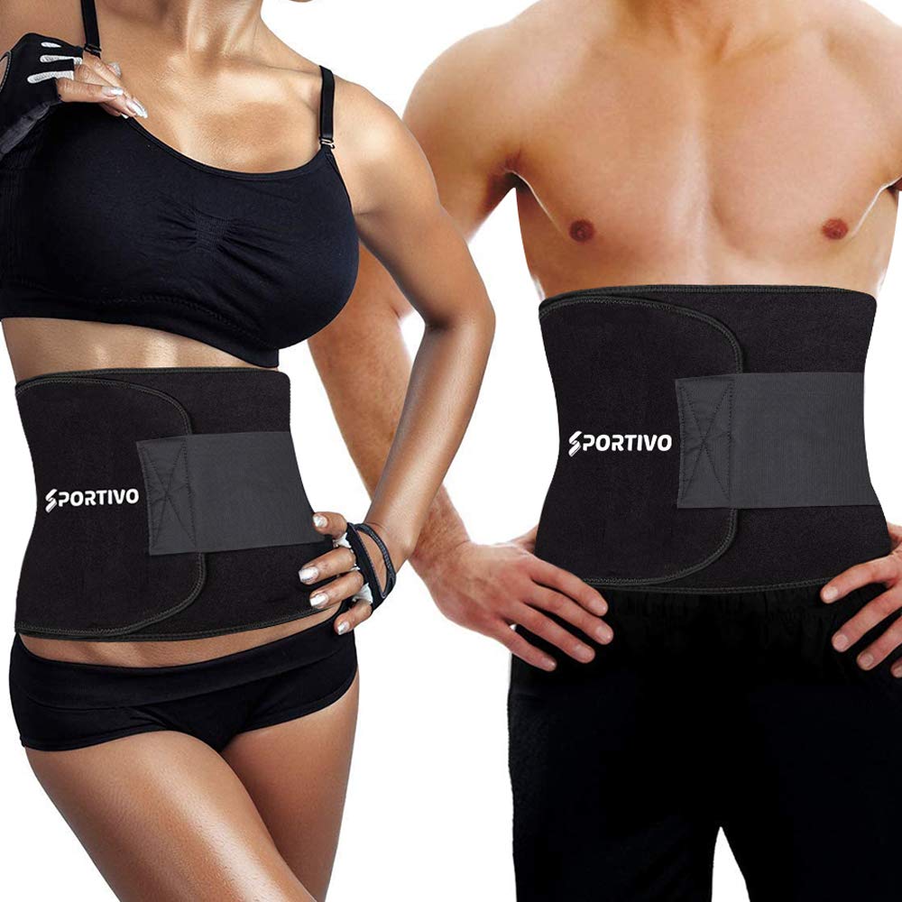 Sportivo Waist Trimmer for Men and Women, Waist Trainer Unisex, Waist Cincher Slimming Workout Neoprene Belt (M, L and XL size) Body Shaper Abs Belt Waist Trainer Women