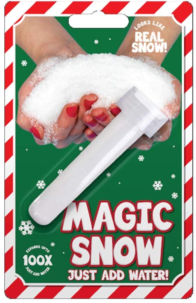 AKH® Magic Snow | Instant Snow | Magic Fake Snow Tube Instant Xmas Powder Artificial Christmas Decoration Fluffy | Just add Water!