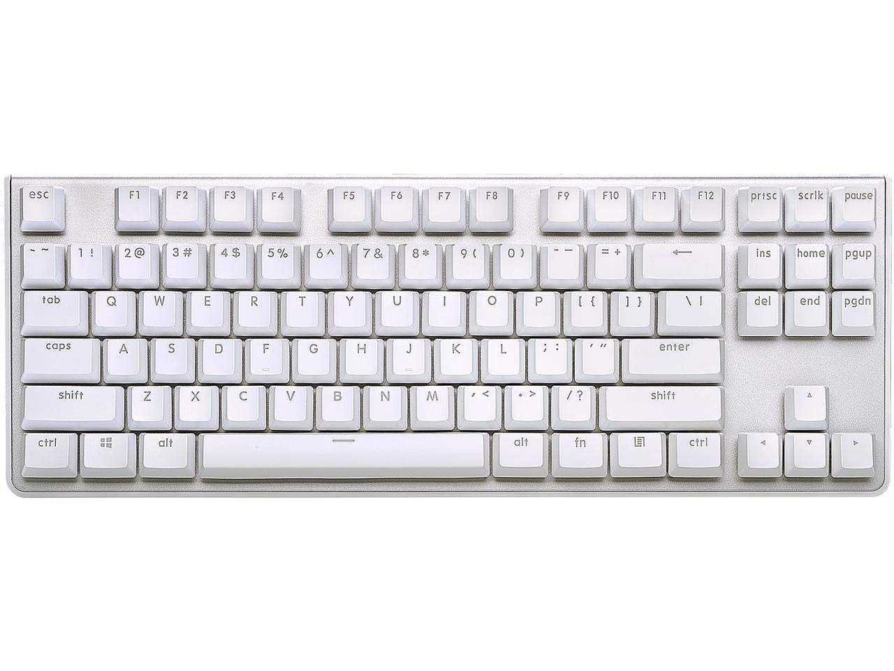 G.SKILL USB KM360 Professional Tenkeyless Mechanical Keyboard, Cherry MX Red, ABS Dual Injection Keycap, (White)