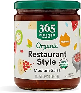 365 By Whole Foods Market, Organic Restaurant Style Medium Salsa, 16 Ounce