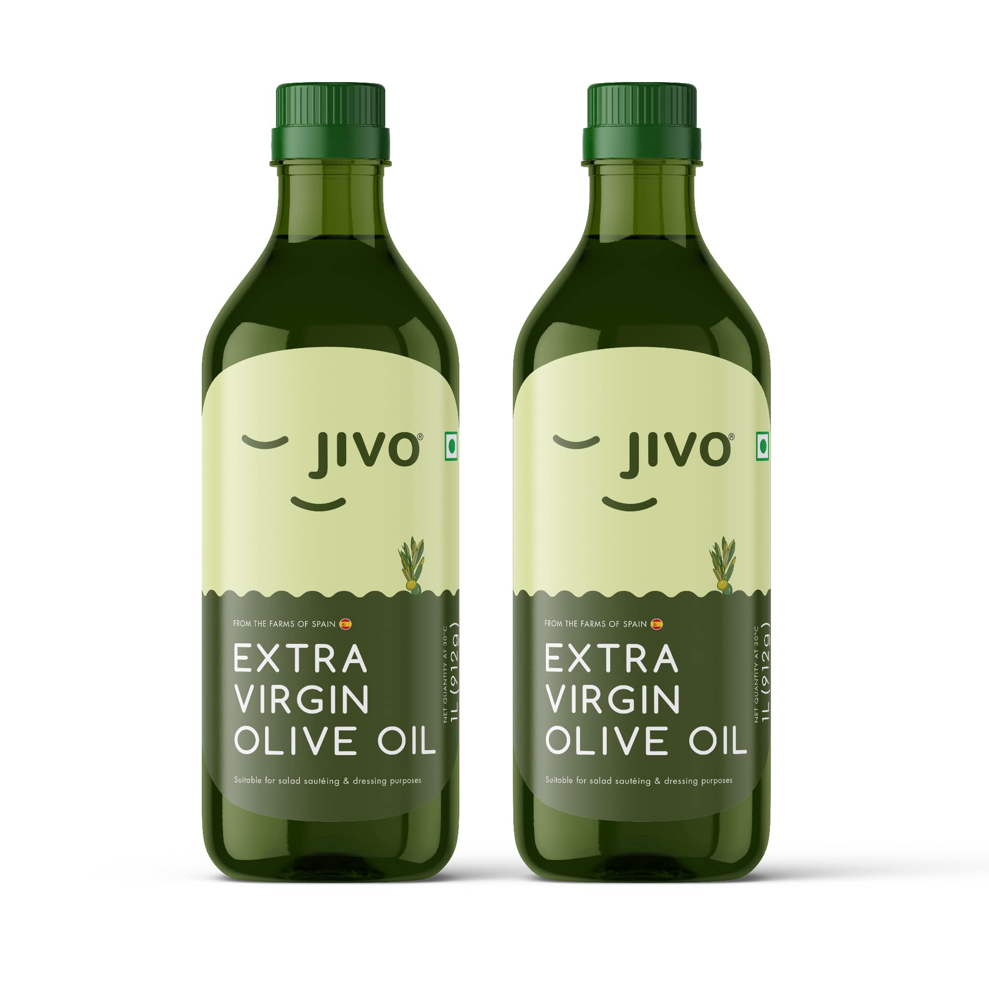 Jivo Extra Virgin Olive Oil, 2 Litres - Ideal for Dressings, Salads, Soups, Dips, and Marinades. Perfect for Healthy Cooking and Gourmet Delights