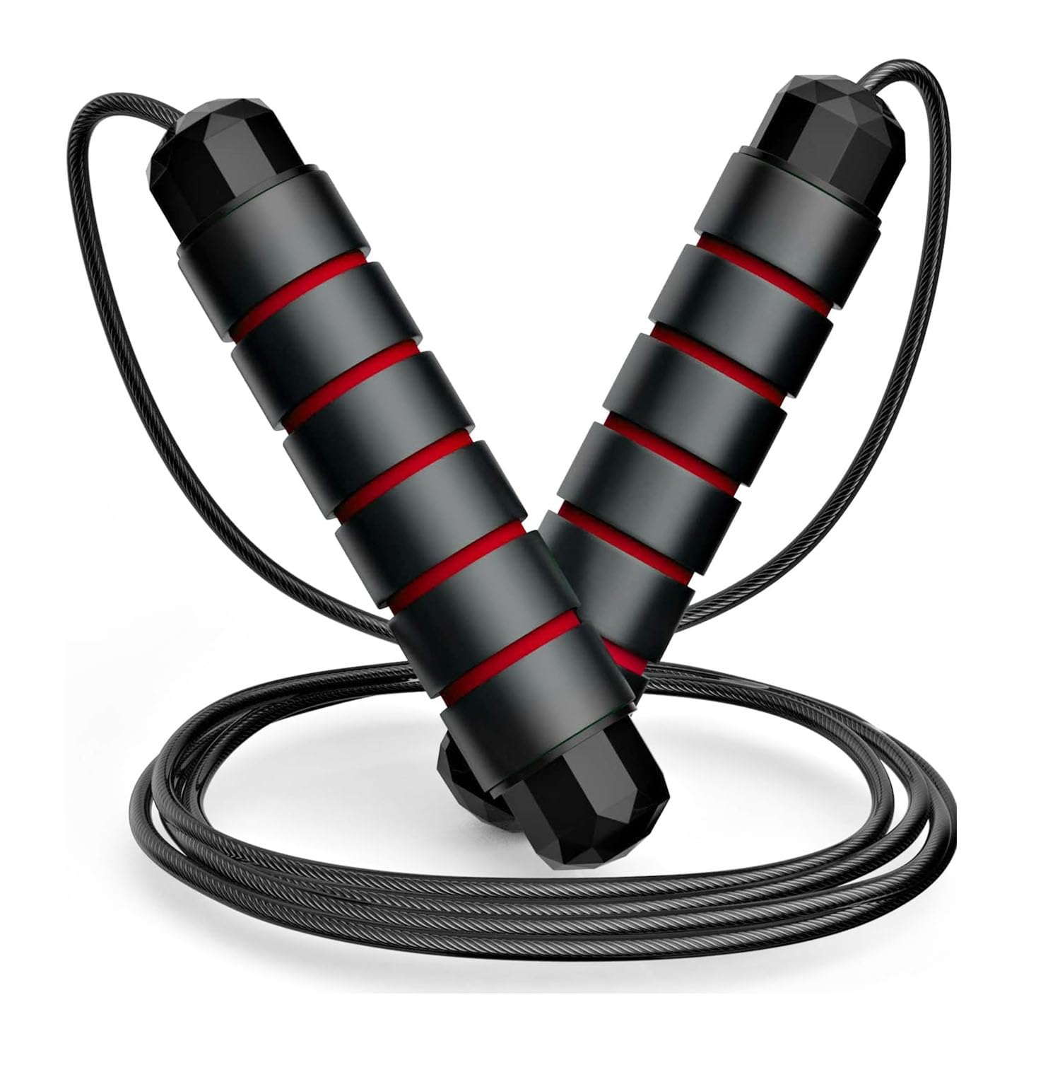 GJSHOP Adjustable Skipping Rope for All Ages - Men, Women & Children Exercise Jump Rope for Fitness and Weight Loss - PVC DesignGet fit with the Adjustable Skipping Rope that is perfect for children and adults and even for athletes.