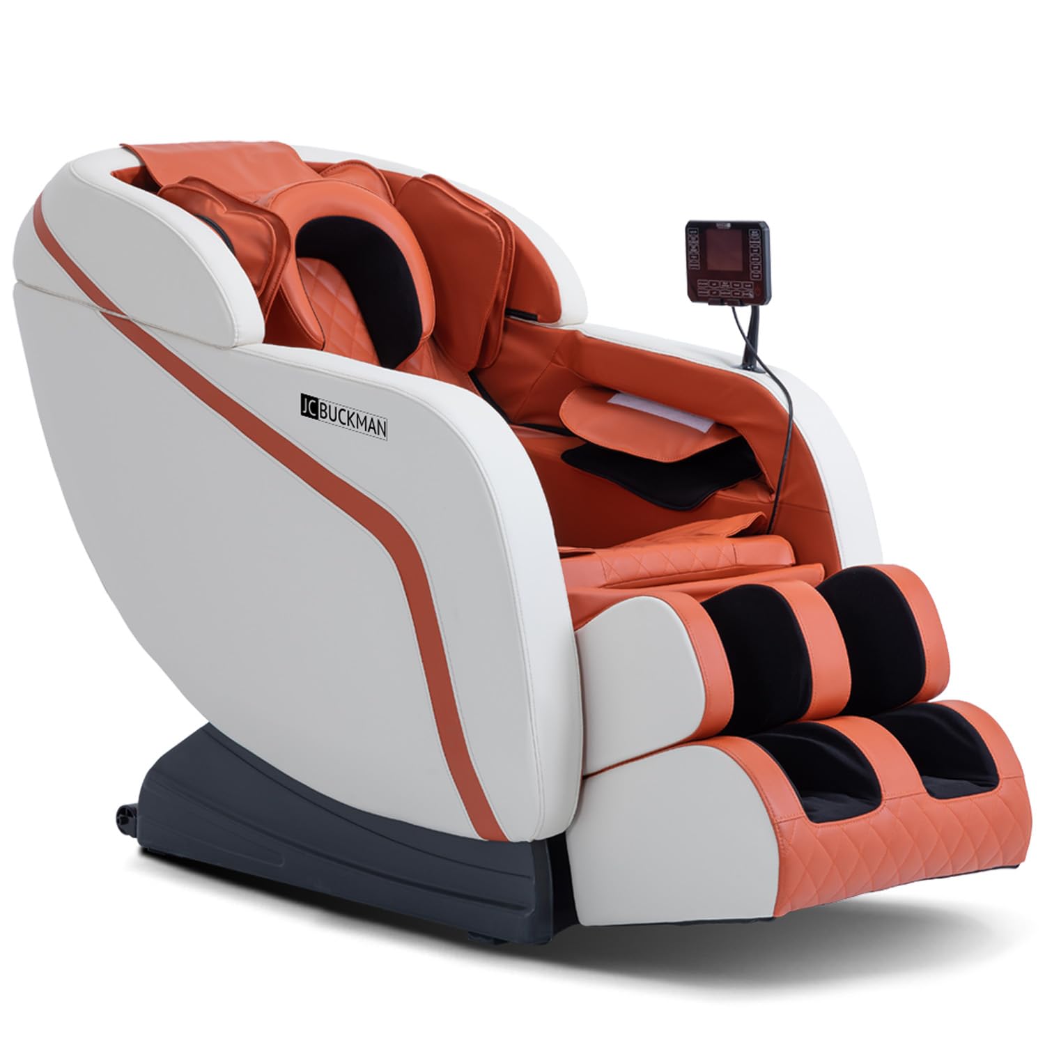 JC BUCKMAN RefreshUs Full Body Massage Chair Recliner with 6 Auto Programs, full body airbags, Built in heat, 2 levels of Zero Gravity, Bluetooth speakers with 2 Years Warranty (TMC130)