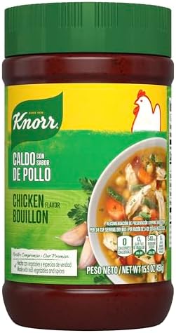 Knorr Caldo granulado para salsas, sopas y guisos Sabor a pollo con sabor natural, 15.9 oz