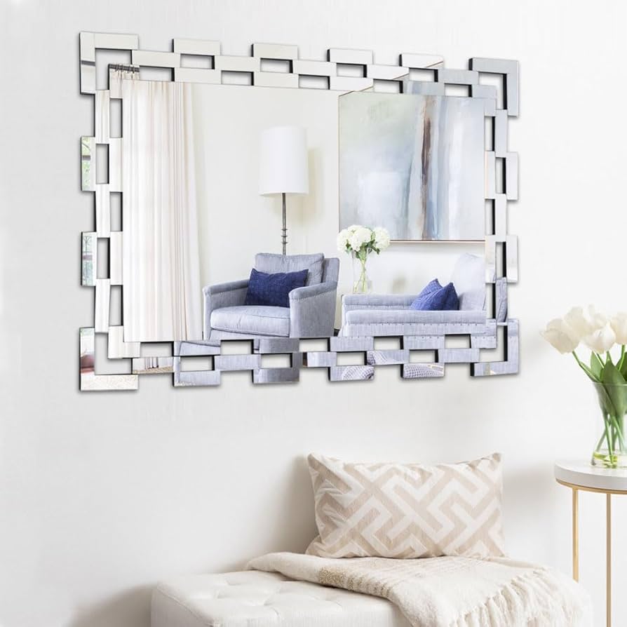 Amazon.com: Chende Wall Mirror for Living Room Decor, 36\'\'X24 ...