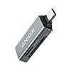 Anker 2-in-1 USB-C Memory Card Reader for SDXC, SDHC, SD, MMC, RS-MMC, Micro SDXC, Micro SD, Micro SDHC and UHS-I Cards, for MacBook Pro 2019/2018/2017 and More