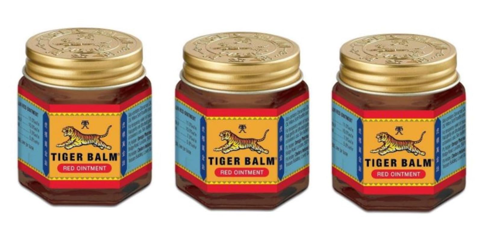 3 X Balm Red 21g | Balm Ointment Red