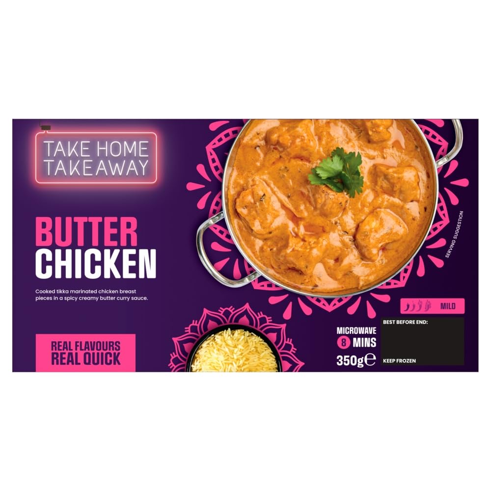 THE AUTHENTIC FOOD COMPANYIndian Takeaway Butter Chicken 350g