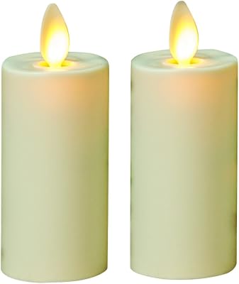 CWI Gifts 2/Pkg, Luminara Votive LED Pillar Candle 2 (GLM27103)