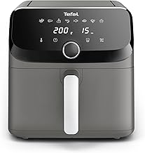 Tefal Easy Fry Mega, Air fryer, Extra-Large Capacity 7.5 L, 8 Preset Programs, Compact Size,EY855HG0, Grey