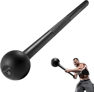 Yes4All Steel Mace Bell for Strength Training - Support Full Body, Muscles, Shoulder, Grips & Forearms Workouts to Rehabil...