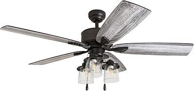 Prominence Home 51154-01 Enna Ceiling Fan, 52, Bronze