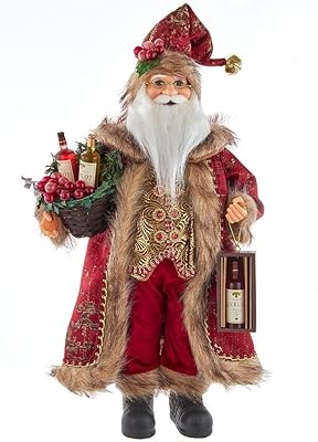 17-inch Wine Santa Red Polyester