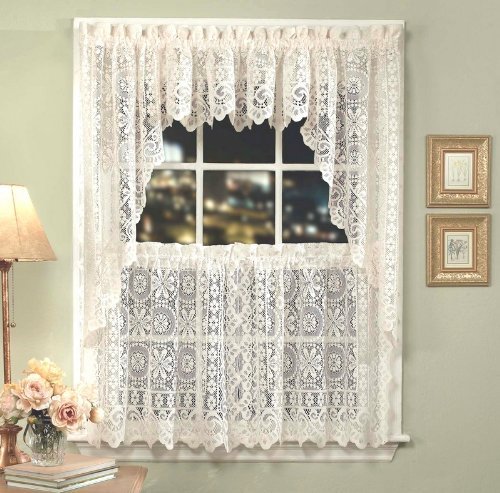 Irish lace curtains