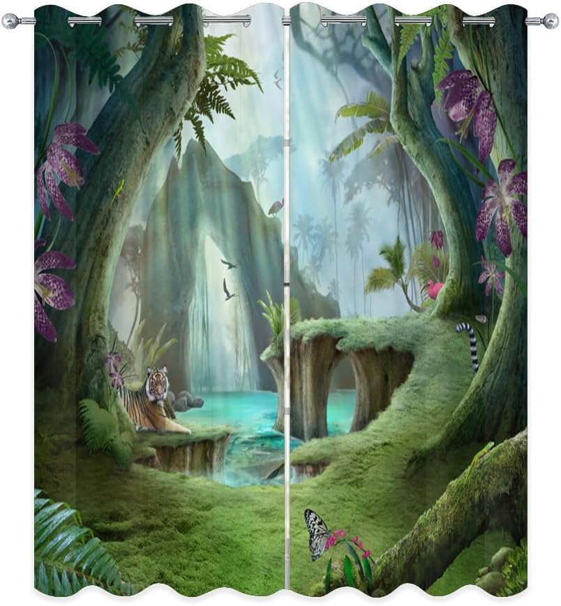 Amazon.com: Fantasy Fairy Tale Bedroom Living Room Drapes Enchanted ...