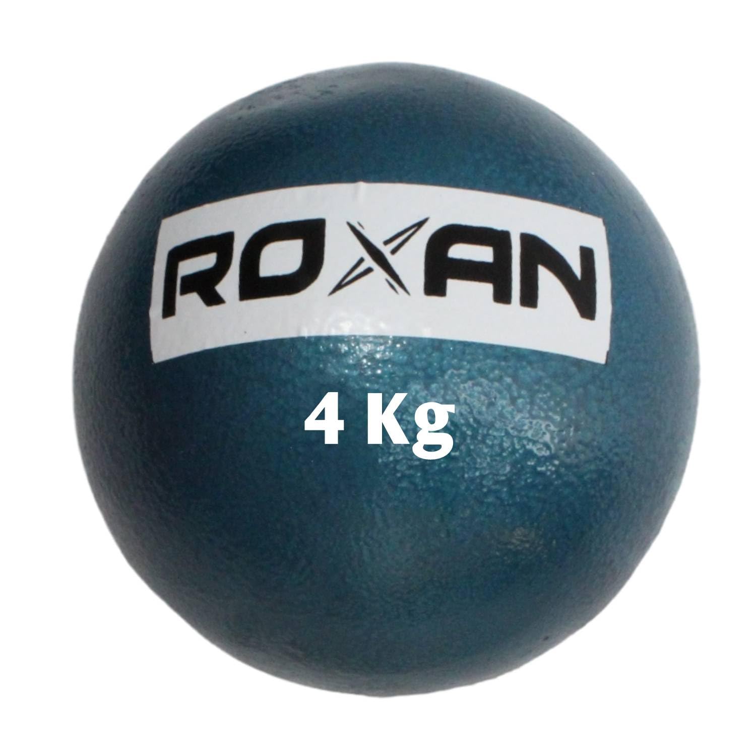 Roxan Iron Turn Shot Put 4 kg (Color May Vary) | Iron Made Shot Put | Track and Field Throwing Iron Shot Put